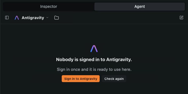 Not signed in yet: one click on Sign in sorts it.